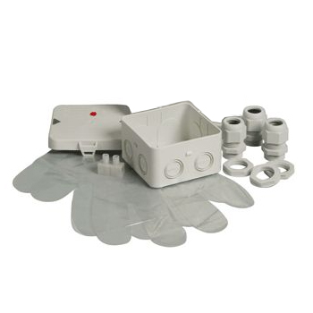 Kabelmoffen, hars en gel