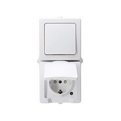 Nautic IP44 arctic wit