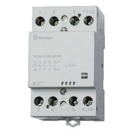Contacteur Modulaire Finder 22 2NA 24V - Avec Sélecteur, Indicateur Et LED Pour Tableau Electrique