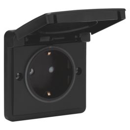 Niko New Hydro - Wandcontactdoos 761-36805 Zwart