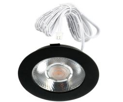 ECODIM ED10046 INBOUW MEUBELSPOT 3W 2700K ZWA