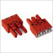 WAGO 7701303 STEKER FEMALE 3P 2DR ROOD