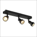 SLV 147380 PURI 3 CEILING LIGHT MATT BLAC