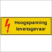 BRADY 251440 STICKER HOOGSPANNING LEVENSGEV