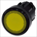 SIEMENS 3SU10010AB300AA0 ILLUMINATED PUSHBUTTON YELLOW