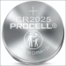 DURACELL PC LICOIN 2025 PROCELL LITH INTENSE 2025 1X5