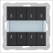 PEHA KNX BUSTASTER 8 FACH KNX BUSDRUKKNOP 8VOUDIG NOVA