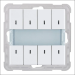 PEHA KNX BUSTASTER 8 FACH KNX BUSDRUKKNOP 8VOUDIG NOVA