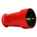 KOPP 182712001 CONTRASTEKKER RA PVC 16A ROOD