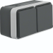 HAGER WNC142 WCD 2V HOR. 2 MET BEHUIZIN