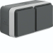 HAGER WNC144 WCD 2V HOR MET BEH W1 ECO GR