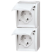 ABB BUSCH 2002 EBW54 WCD RA DUBBEL VER KV KD OPB IP