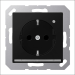 JUNG A 1520O SWM LNW WCD.A500 GRAFIETZWART MAT LED