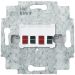 ABB BuschJaeger Basiselement Luidsprekercontactdoos 024804101 Alpinwit