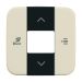 ABB BuschJaeger Buschfreehome Centraalplaat kamerthermostaat fan coil 6236212 Standaard SI crème