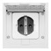 ABL Sursum SCHUKO Classic Vloercontactdoos 1471460 Met deksel
