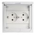 ABL Sursum SCHUKO Classic Vloercontactdoos 1632 192490 Met deksel