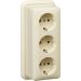 OUTLET Gira Opbouw Wandcontactdoos 078910 Crème