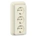 Gira Opbouw Wandcontactdoos 478910 Crème