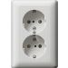 Gira Standaard 55 Wandcontactdoos 078327 Alpinwit mat