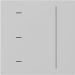 Gira Systeem 3000 Bedieningstoets 5365015 Grijs mat