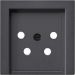 Gira Systeem 55 Centraalplaat PTT 027928 Antraciet
