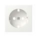 Gira Systeem 55 Centraalplaat stopcontact 492003 Alpinwit glanzend
