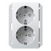 Gira Systeem 55 Wandcontactdoos 273527 Alpinwit mat