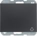 Hager Berker K.1 Wandcontactdoos 47517106 Antraciet