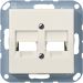 OUTLET Jung AAS Range Centraalplaat RJ45 A5692NLEX Crème