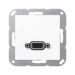 Jung AAS Range VGA contactdoos MAA1102WW Alpinwit