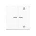 Jung A Range Bedieningstoets FMA1701WW Alpinwit
