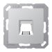 Jung A Range Centraalplaat RJ45 A15691WEAL Aluminium