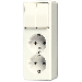 Jung AP600 Combinatie schakelaarwandcontactdoos 625A Crème