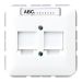 Jung CD Range Centraalplaat RJ45 56925NWE Crème