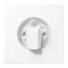 Jung LS Range Draaiknop LS1941WWM Sneeuwwit mat