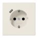Jung LS Range Wandcontactdoos LS152018C Crème