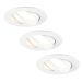 Ledvion Rio Inbouwspot LV100162700K3pack