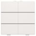 Niko Home Control Bedieningstoets 10151006 Alpinwit