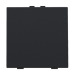 Niko Home Control Bedieningstoets 16151001 Staal zwart