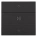 Niko Home Control Bedieningstoets 20052073 Bakeliet piano zwart