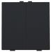 Niko Home Control Bedieningstoets 16151002 Zwart mat