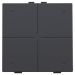 OUTLET Niko Home Control Bedieningstoets 12252004 Antraciet