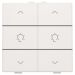 Niko Home Control Dimmertoets 10151046 Alpinwit