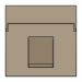 Niko Intense Centraalplaat RJ45 12365100 Brons