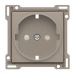 Niko Intense Centraalplaat stopcontact 12366901 Brons