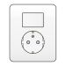 OUTLET Niko Original Combinatie schakelaarwandcontactdoos 10162816 Alpinwit