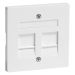 Peha Dialog Centraalplaat RJ45 95.610.02MJ2NA Alpinwit