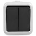 Peha Spatwaterdicht Schakelaar 625WAB Grijs