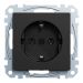 Schneider Electric Merten M Wandcontactdoos MEG23010403 Zwart mat